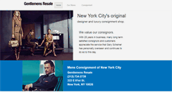 Desktop Screenshot of gentlemensresaleclothing.com